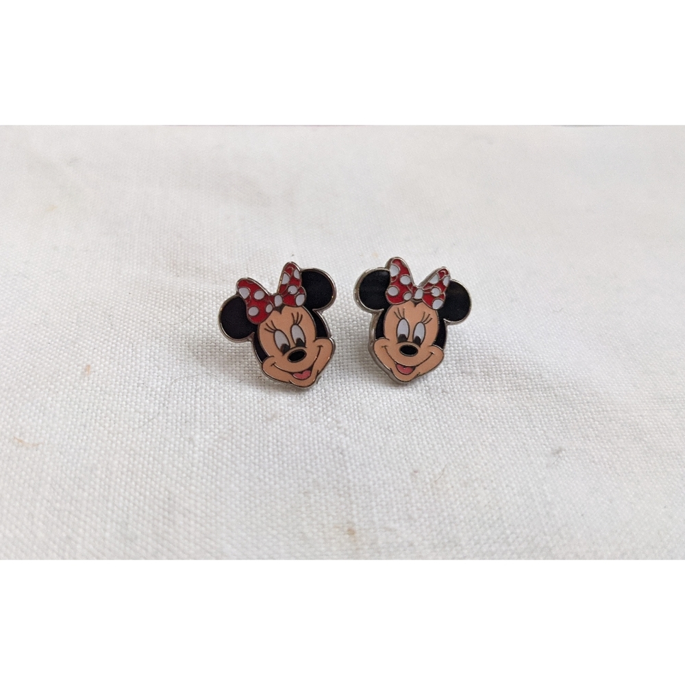 Minnie Mouse Stud Earrings